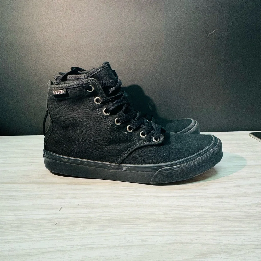 VANS 106 Hi Canvas Black Black Shoes 721356 Sneakers W/M